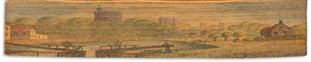 (FORE-EDGE PAINTING.) Cornwall, Barry. English Songs, and Other Small Poems.